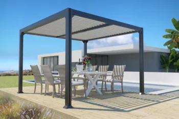 Pergola 3X3m Autoportante Bioclimatique Aluminium